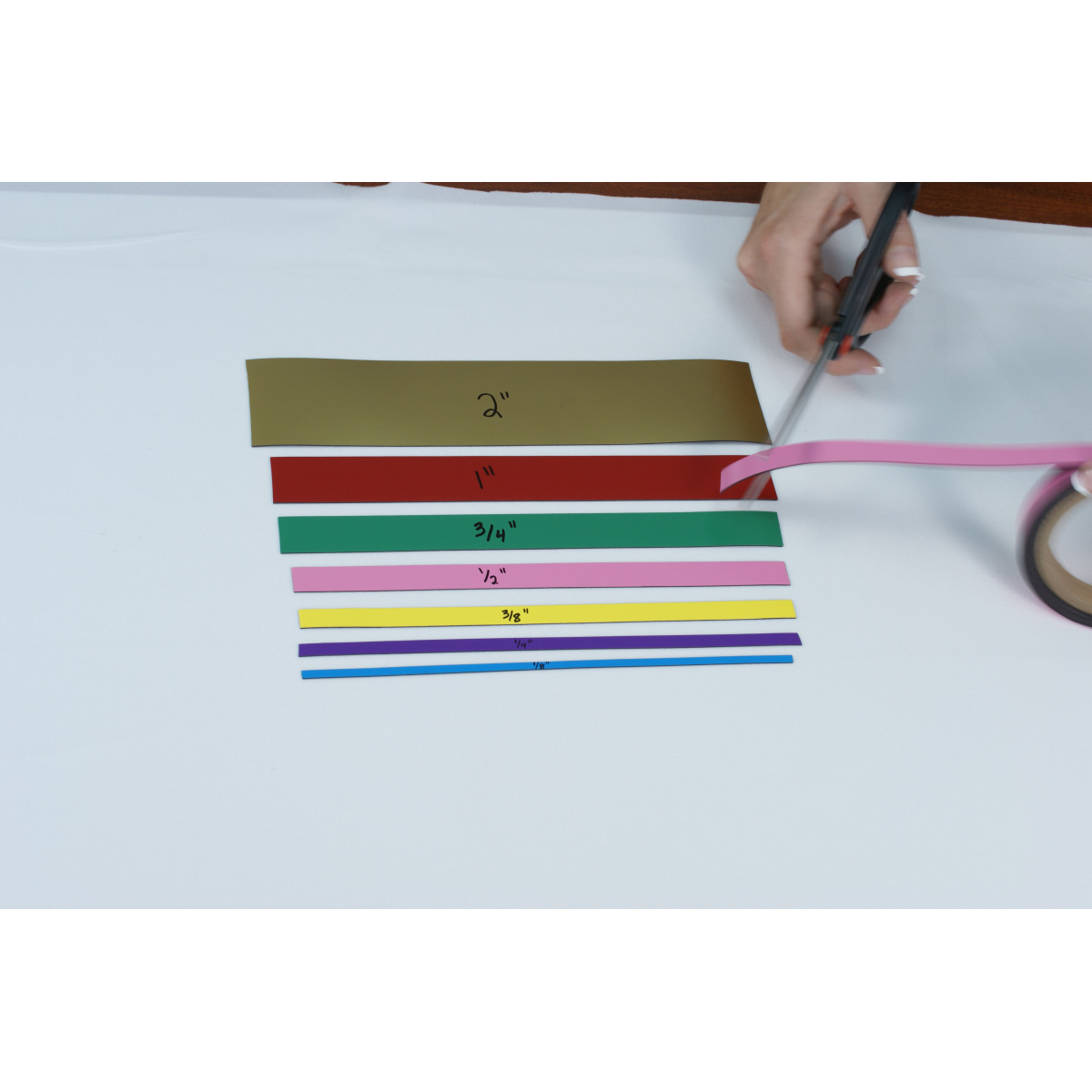 Magnetic Ribbon  Colored Write-On Magnetic Strips